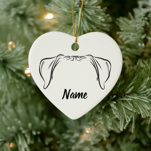 Boxer Ornament - PAWSitively Obedient  (Baum)