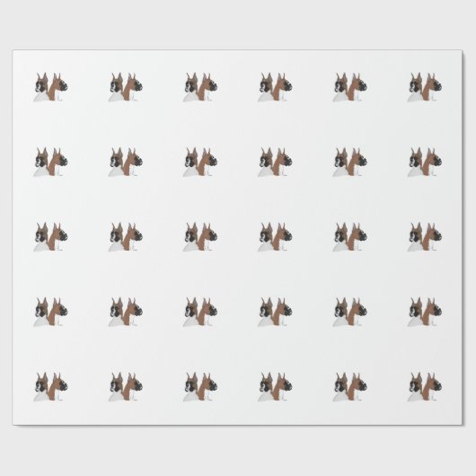 Boxer-Packpapier Geschenkpapier (Flach)