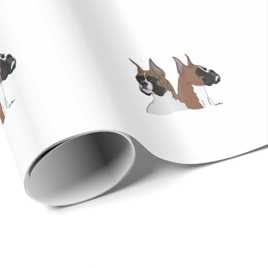 Boxer-Packpapier Geschenkpapier (Rolleneckpunkt)