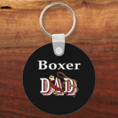 Boxer Papa Schlüsselanhänger (Vorderseite)