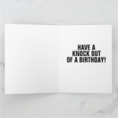 BOXER PATRIOTISCHE GEBURTSTAGSKARTE KARTE (Innenseite)