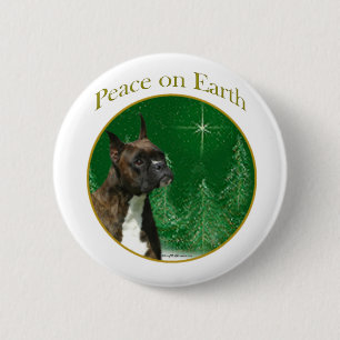 Boxer Peace Button