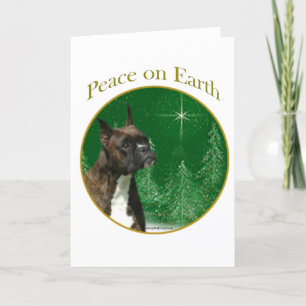 Boxer Peace Feiertagskarte