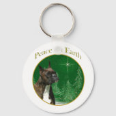 Boxer Peace Schlüsselanhänger (Vorderseite)