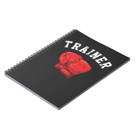 Boxer Personal Coach Box Training Notizblock (Linke Seite)