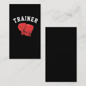 Boxer Personal Coach Box Training Visitenkarte (Vorne/Hinten)