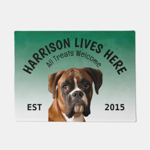 Boxer Personalisiert Hund Lover Doormat Fußmatte