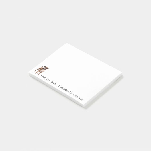 Boxer Personalize Post-it Klebezettel (angewinkelt)