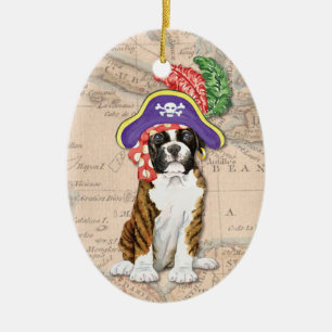 Boxer Pirate Keramikornament