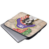Boxer Pirate Laptopschutzhülle (Vorne Knopf)