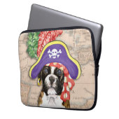 Boxer Pirate Laptopschutzhülle (Vorderseite Links)