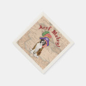 Boxer Pirate Serviette (Ecke)