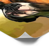 Boxer-Plakat Poster (Ecke)