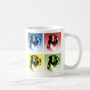 Boxer-Pop-Kunst Kaffeetasse