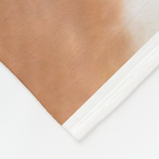 Boxer-Portrait Fleecedecke (Ecke)