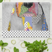 Boxer Portrait Küchentuch (Gefaltet)