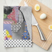 Boxer Portrait Küchentuch (Viertel Falte)