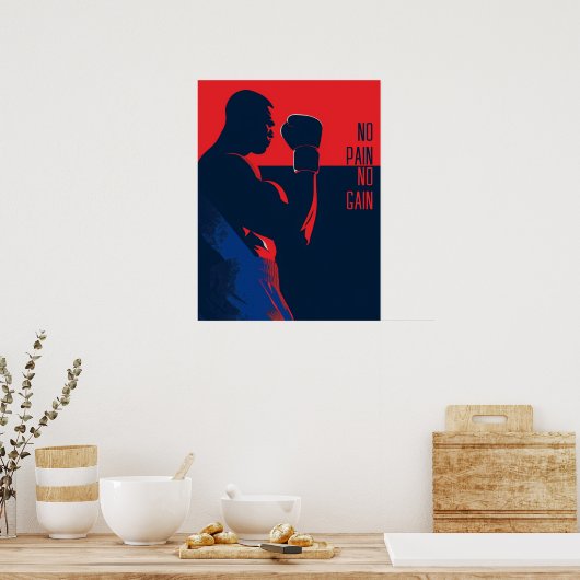 Boxer Poster (Küche)