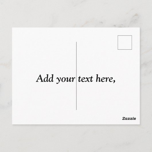 Boxer Postkarte (Rückseite)