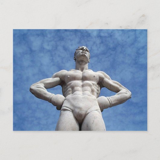 Boxer Postkarte (Vorderseite)