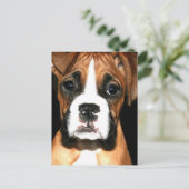 Boxer-Postkarte Postkarte (Stehend Vorderseite)