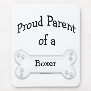 Boxer Proud Parent Mousepad