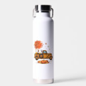 Boxer Pumpkins Lkw Herbstleaf Fall Erntedank Trinkflasche (Vorne)