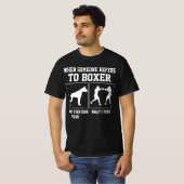 Boxer Puns Boxer Spaß Funny Boxing Boxer T-Shirt (Vorne ganz)