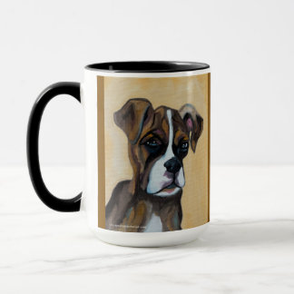 Boxer Pup | Zwei-Tonen-Tasse, 15 oz Tasse