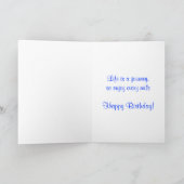 Boxer Puppy Dog Happy Birthday Card - Verse Karte (Innenseite)