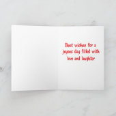 Boxer Puppy Dog Happy Birthday Card - Verse Karte (Innenseite)