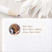 Boxer Puppy Dog Mailing Labels (Insitu)