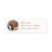 Boxer Puppy Dog Mailing Labels (Vorne)