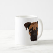 Boxer Puppy Kaffeetasse (VorderseiteRechts)