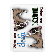 Boxer Rectangle Geschirrspülmaschine Magnet