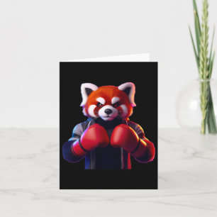 Boxer Red Panda Boxer Kickboxer Mixed Martial Arts Karte