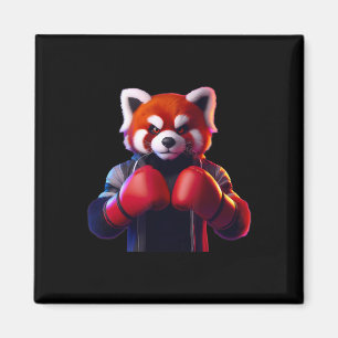 Boxer Red Panda Boxer Kickboxer Mixed Martial Arts Magnet