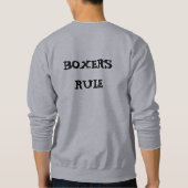 Boxer-Regel-Sweatshirt Sweatshirt (Rückseite)