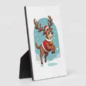 Boxer Reindeer Dash Fotoplatte (Seite)