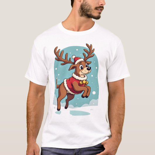 Boxer-Rentier-Dash T-Shirt (Vorderseite)