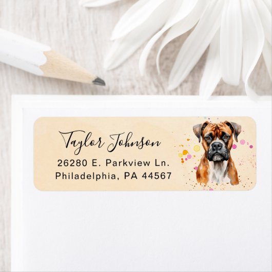 Boxer-Rücksendeadresse (Insitu)