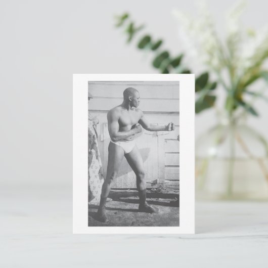 Boxer Sam Langford Postkarte (Stehend Vorderseite)