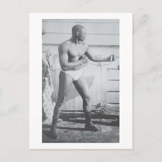 Boxer Sam Langford Postkarte (Vorderseite)