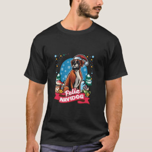 Boxer Santa Claus Kaffee Tasse Frohe Weihnachtshun T-Shirt