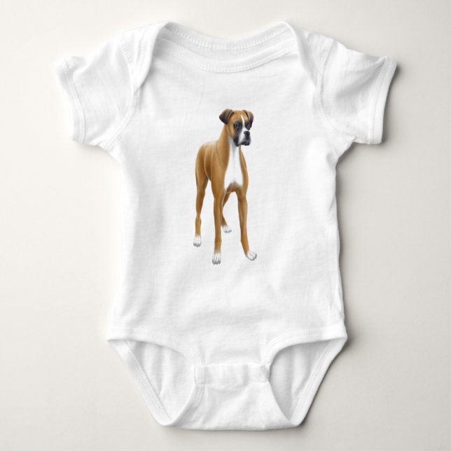 Boxer-Säugling Baby Strampler (Vorderseite)