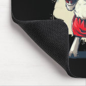 Boxer-Schaf mit Boxhandschuhen Kickboxen Lustiger  Mousepad (Ecke)