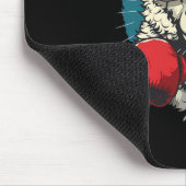 Boxer-Schaf mit Boxhandschuhen Kickboxen Lustiger  Mousepad (Ecke)