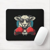 Boxer-Schaf mit Boxhandschuhen Kickboxen Lustiger  Mousepad (Mit Mouse)
