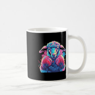 Boxer-Schaf mit Boxhandschuhen Kickboxen Lustiges  Kaffeetasse
