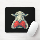 Boxer-Schaf mit Boxhandschuhen Kickboxen Lustiges  Mousepad (Mit Mouse)